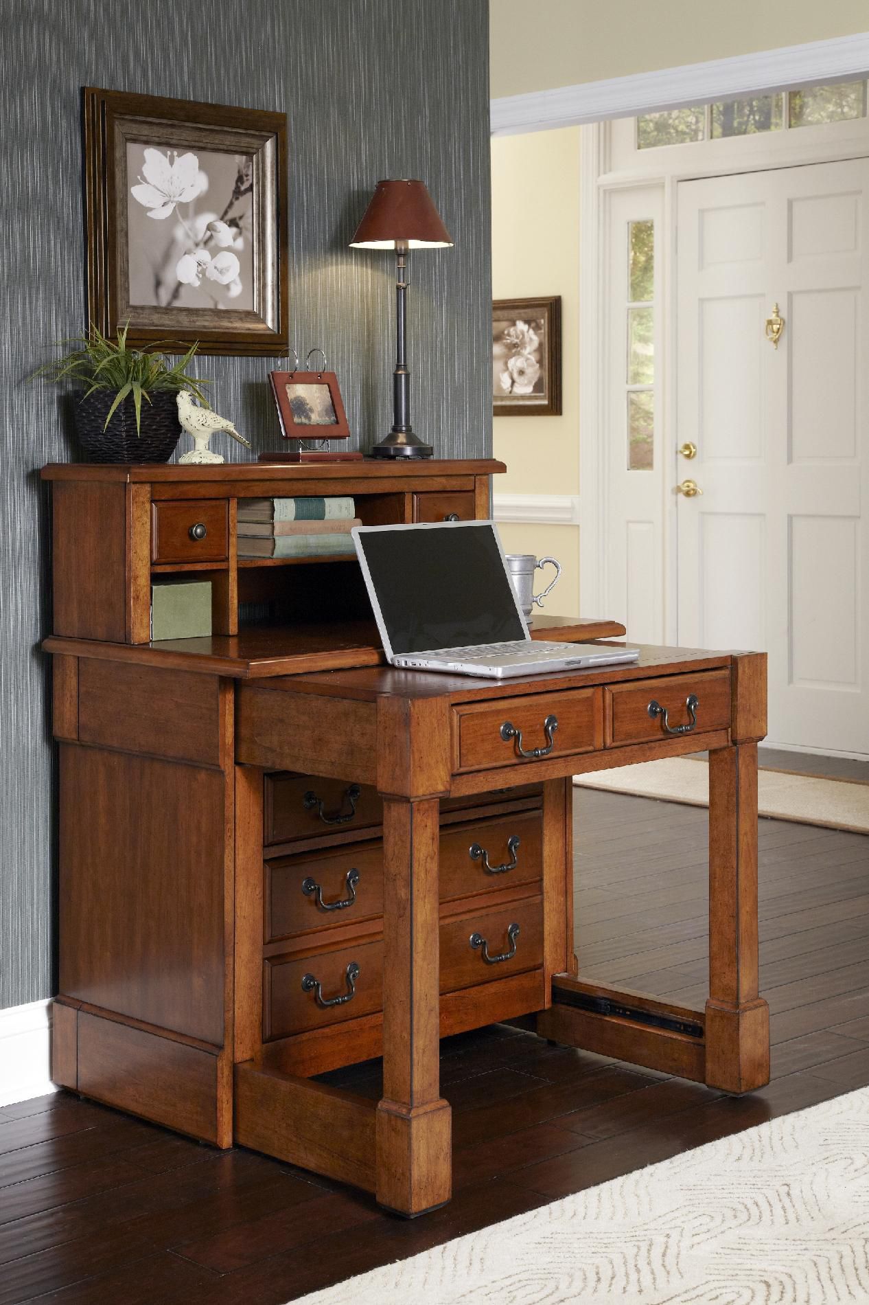 Home Styles The Aspen Collection Expanding Desk with Hutch - DMI FURNITURE, INC.