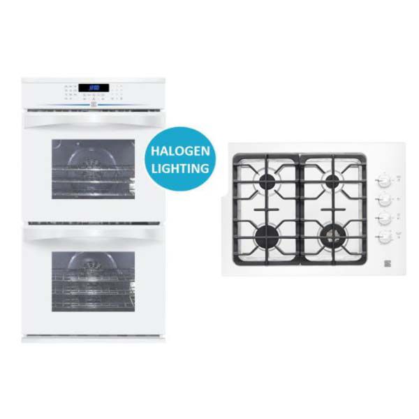 Kenmore Elite Double Wall Oven with matching Cooktop at Sears.com