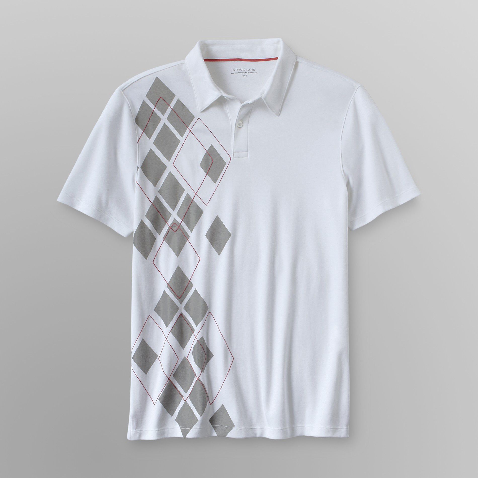 Structure Men's Polo Shirt - Argyle at Sears.com