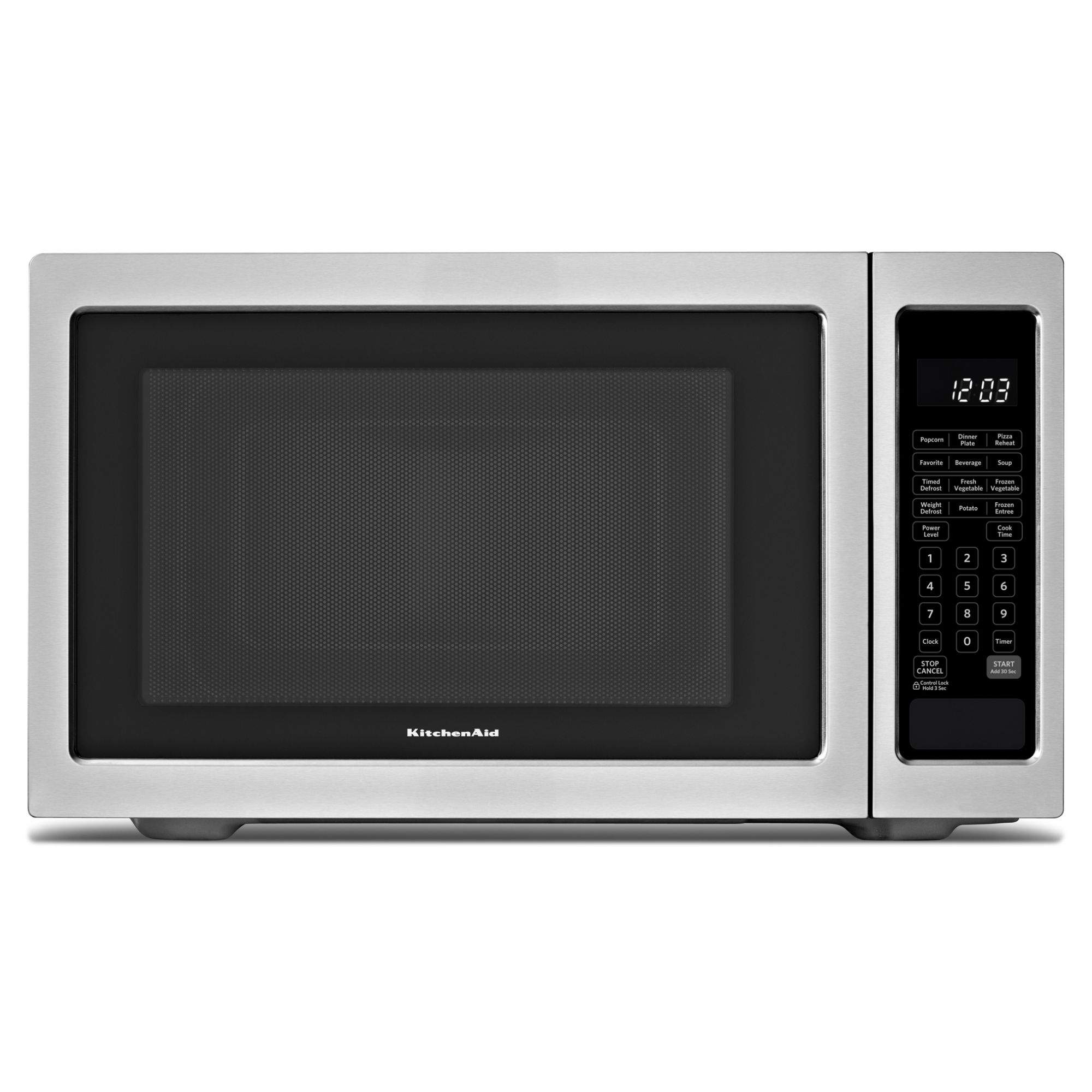 KitchenAid 1.6 cu. ft. 1,200W Countertop Microwave Oven - Stainless Steel