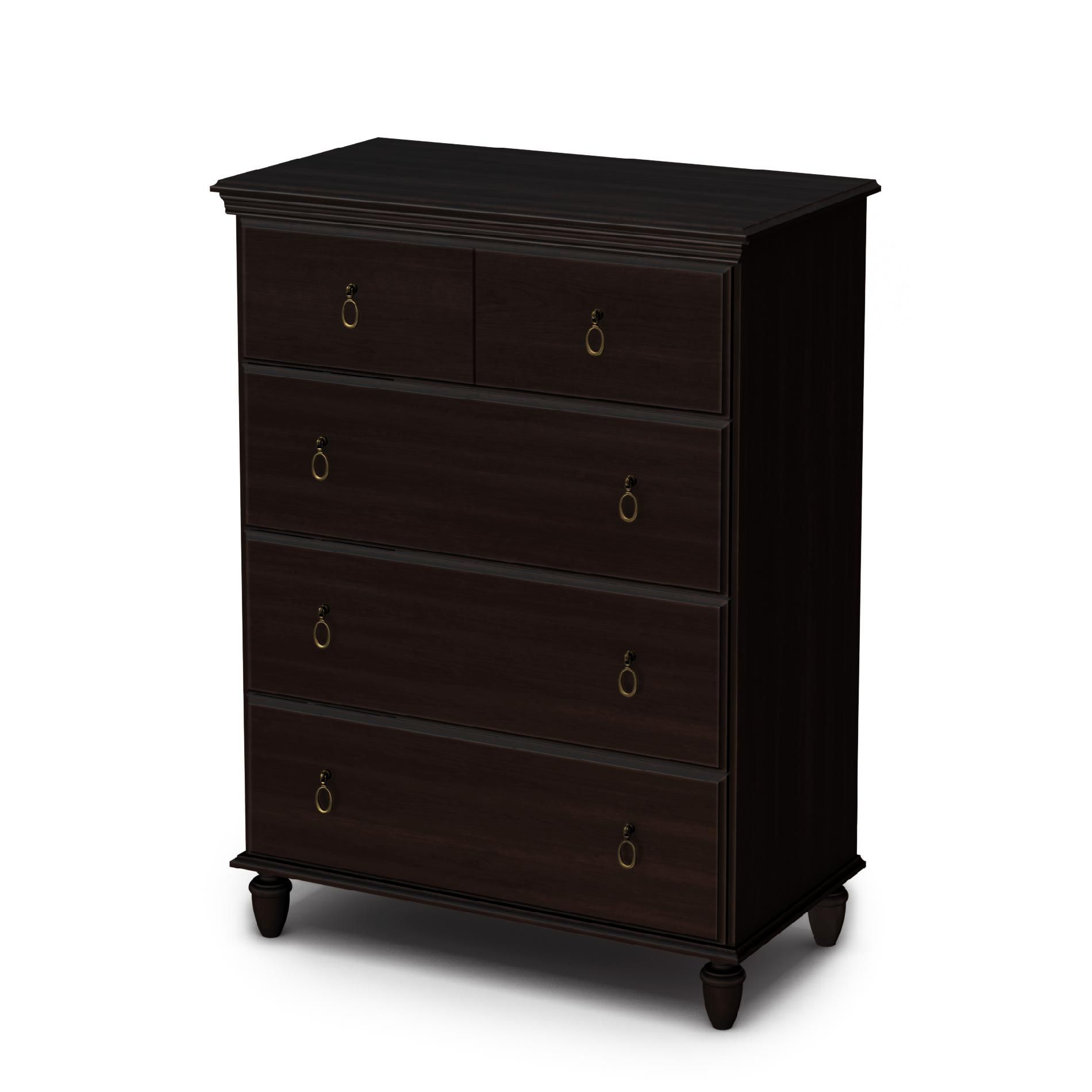 South Shore Moonlight  4 Drawer Chest Dark Mahogany at Kmart.com