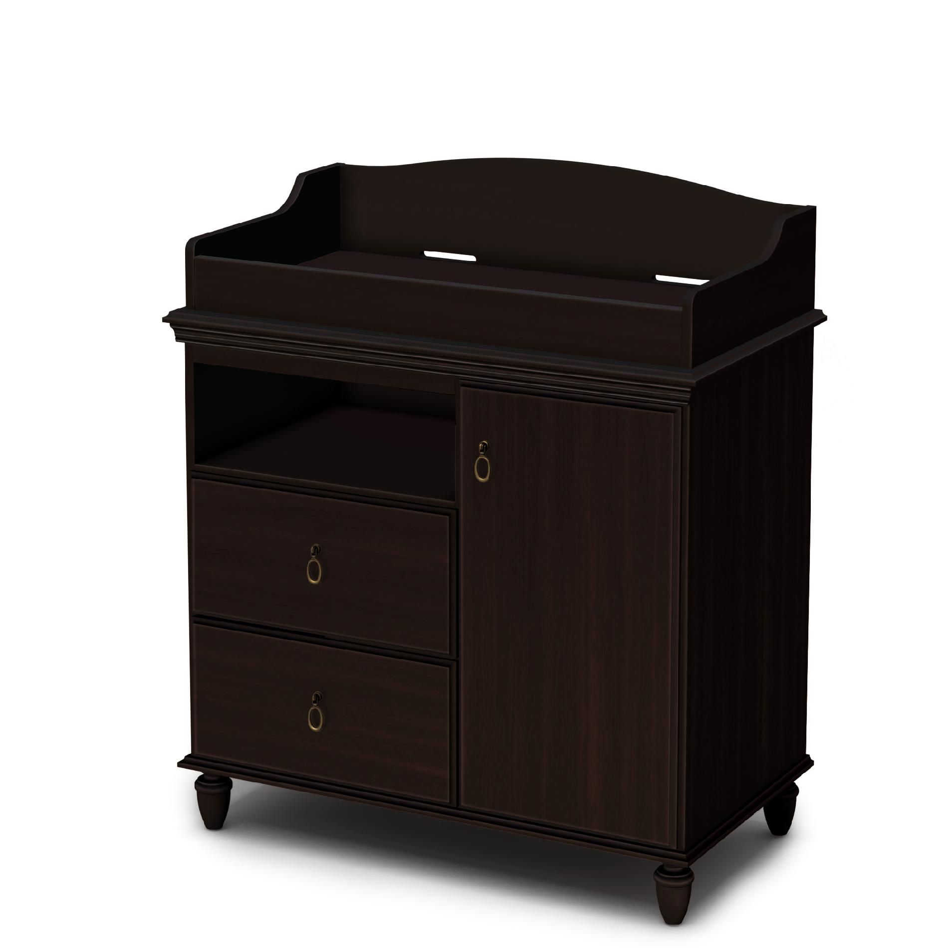 South Shore Moonlight Collection Changing Table Dark Mahogany at Kmart.com