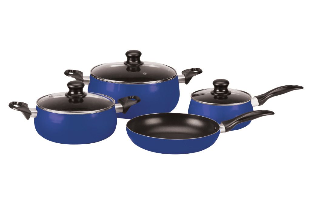 Vinaroz Venice 7pc Aluminum Set-Cobalt Blue