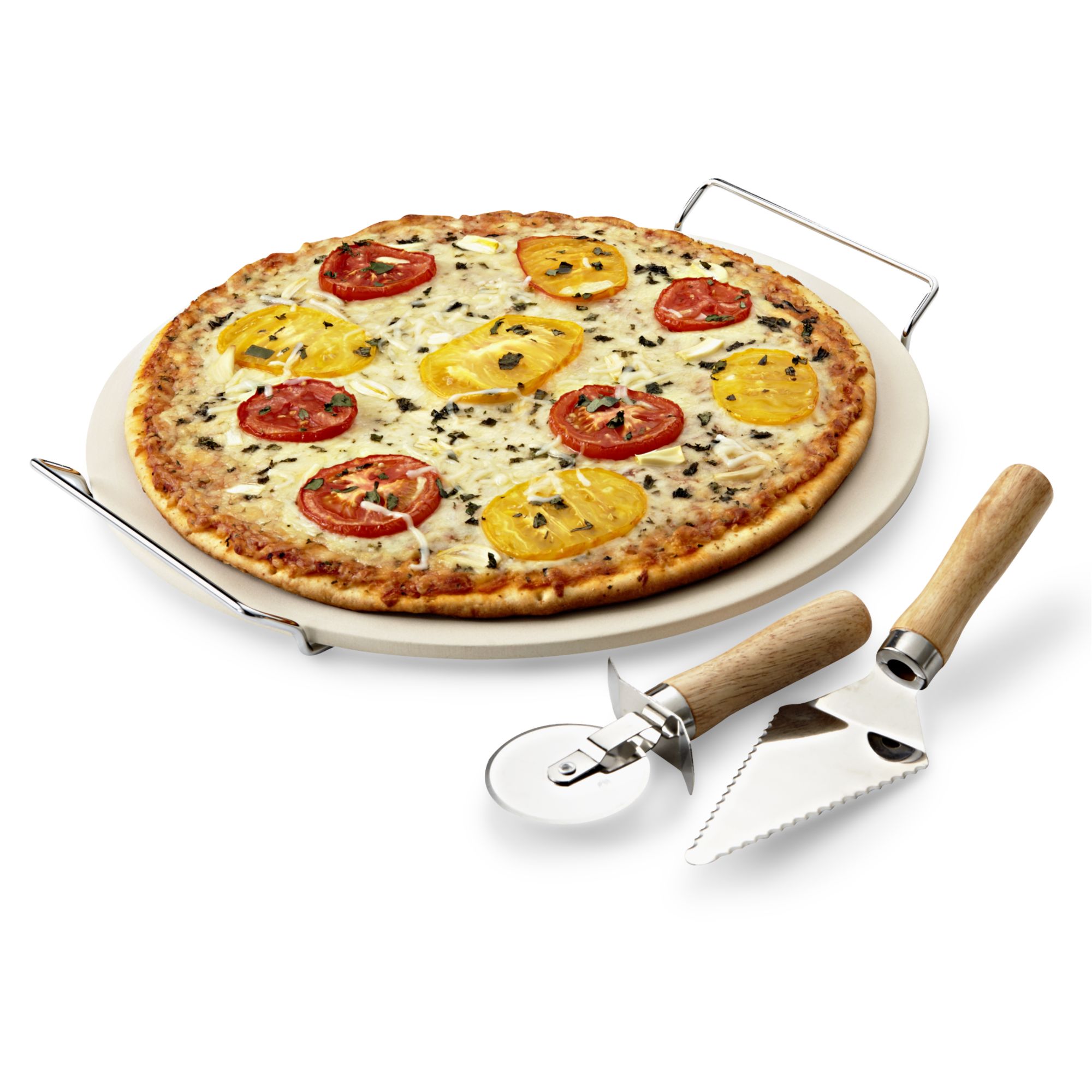 Sears deals on Sandra by Sandra Lee Sandra Lee 4-pc. Pizza Stone Set 223430