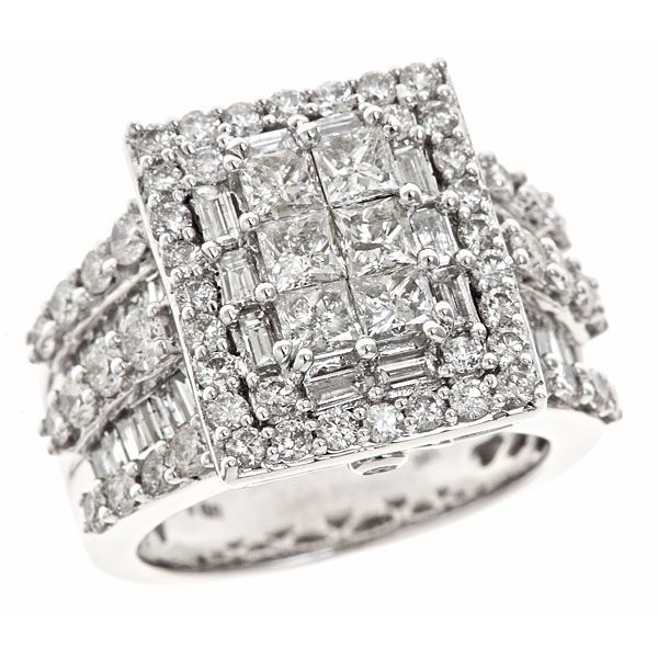 Tradition Diamond 4 cttw Diamond Bridal Ring 10k White Gold at Sears.com
