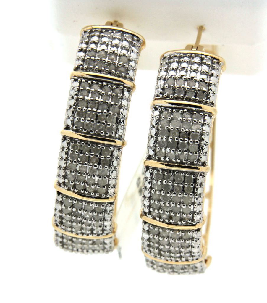 Gold Plated 2.00 cttw Diamond Straight Line Earrings at Sears.com