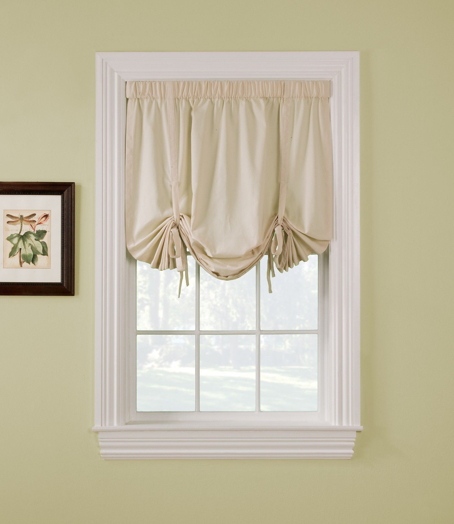 Country Living Sailcloth Tie Up Window Shade - Natural at Kmart.com