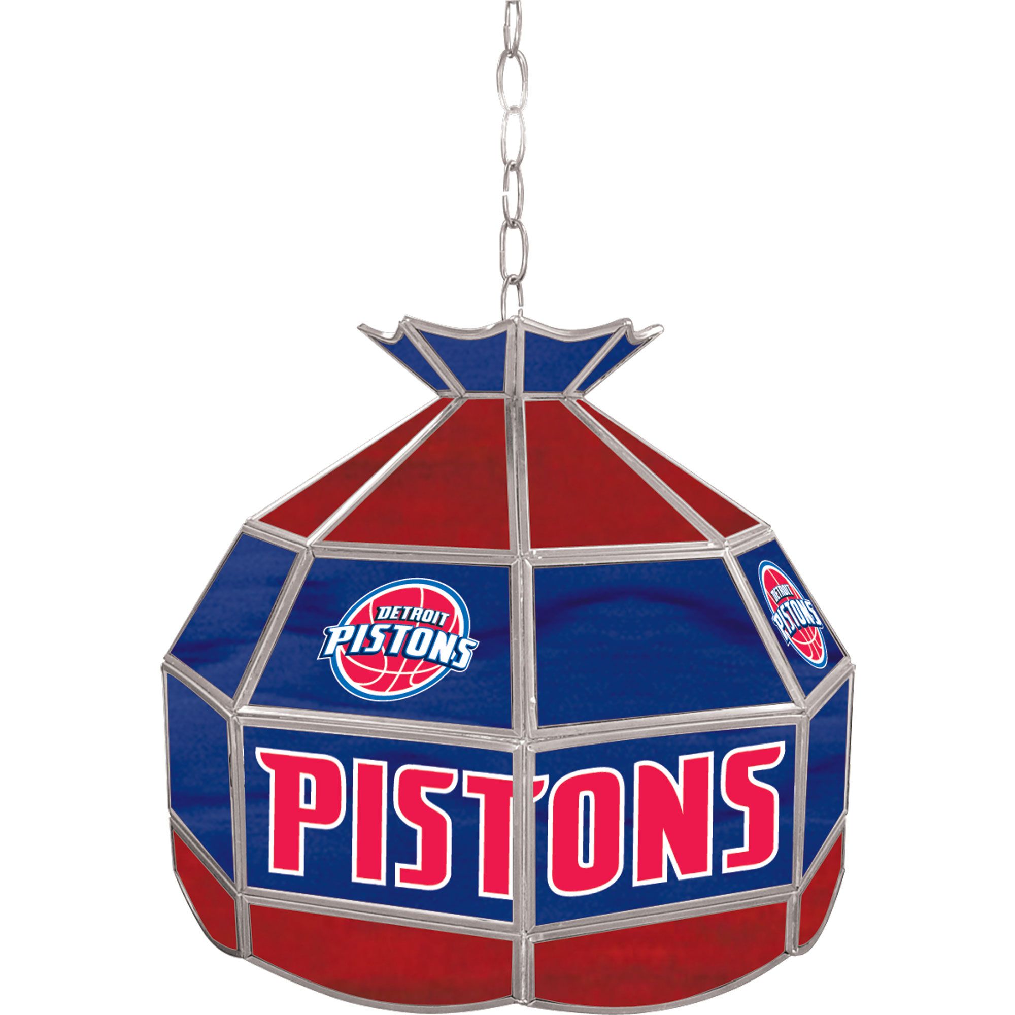 NBA Detroit Pistons 16 inch Stained Glass Tiffany Style Lamp at Sears.com