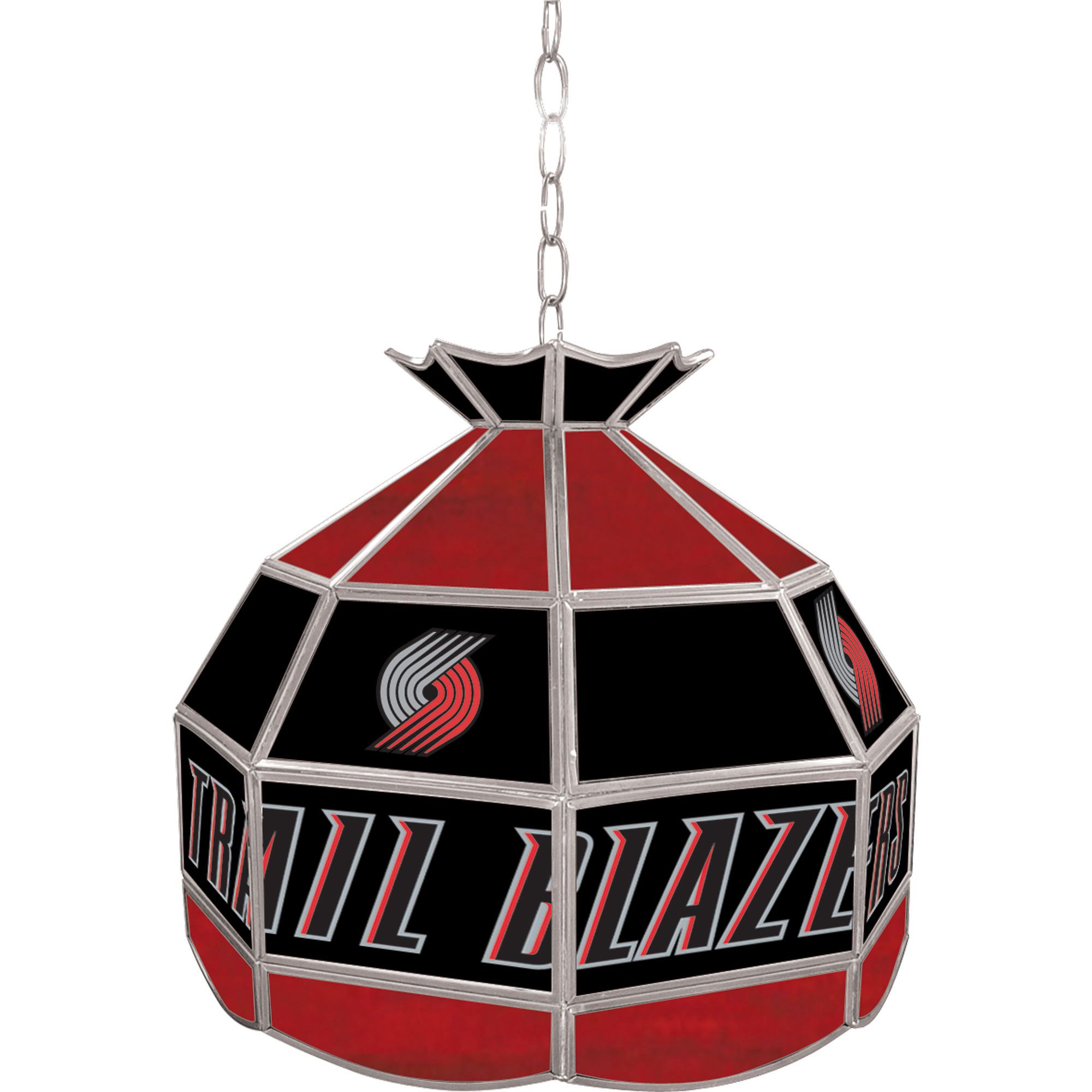 NBA Portland Trail Blazers 16 inch Stained Glass Tiffany Style Lamp at Sears.com