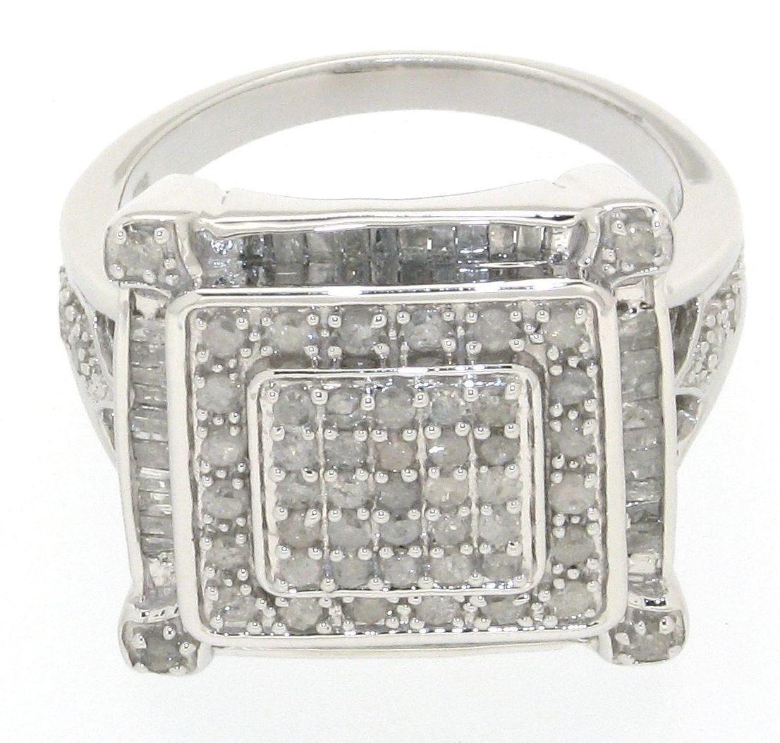 Sterling Silver 1.00cttw Princess Ring at Kmart.com