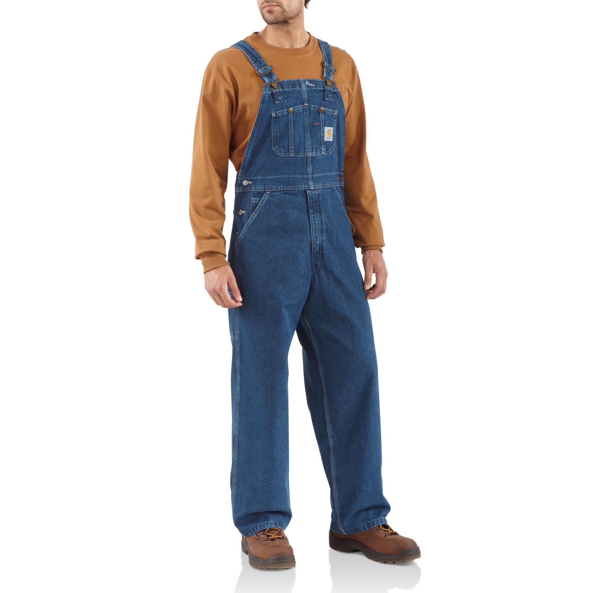 Carhartt, Inc Washed Denim Bib Overalls Unlined at Sears.com