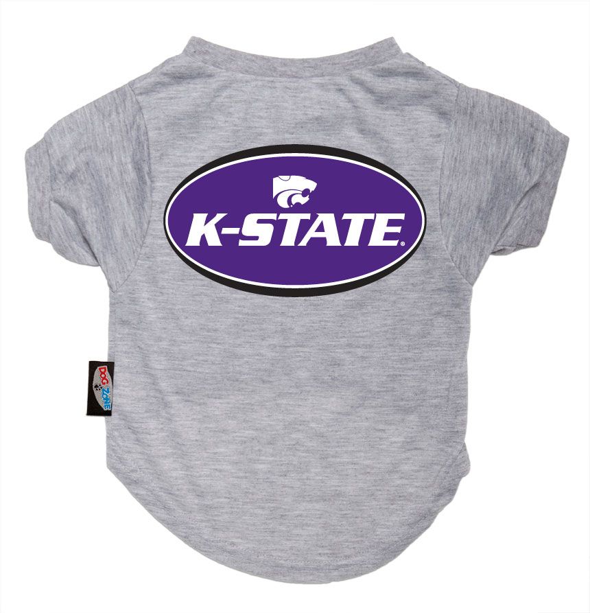 Dog Zone NCAA Pet T-Shirt--Gray-Kansas State U. at Kmart.com