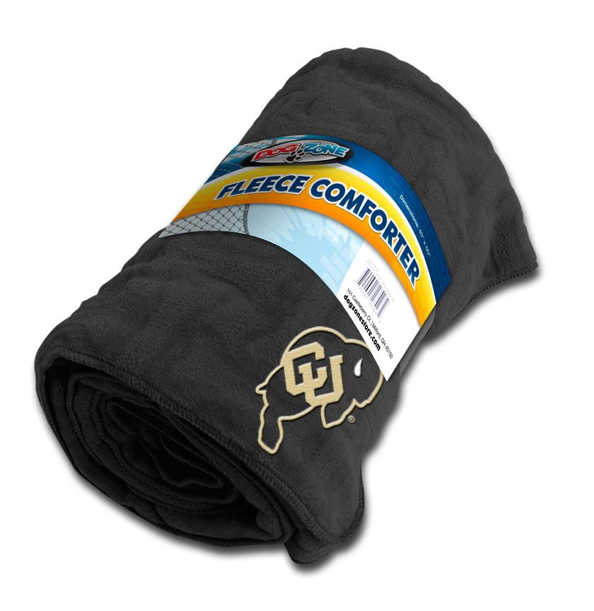 Dog Zone NCAA Pet Fleece Comforter-Black-Colorado University at Kmart.com