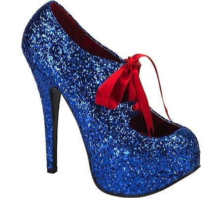 Bordello Women's Teeze 10G - Blue Glitter at Sears.com