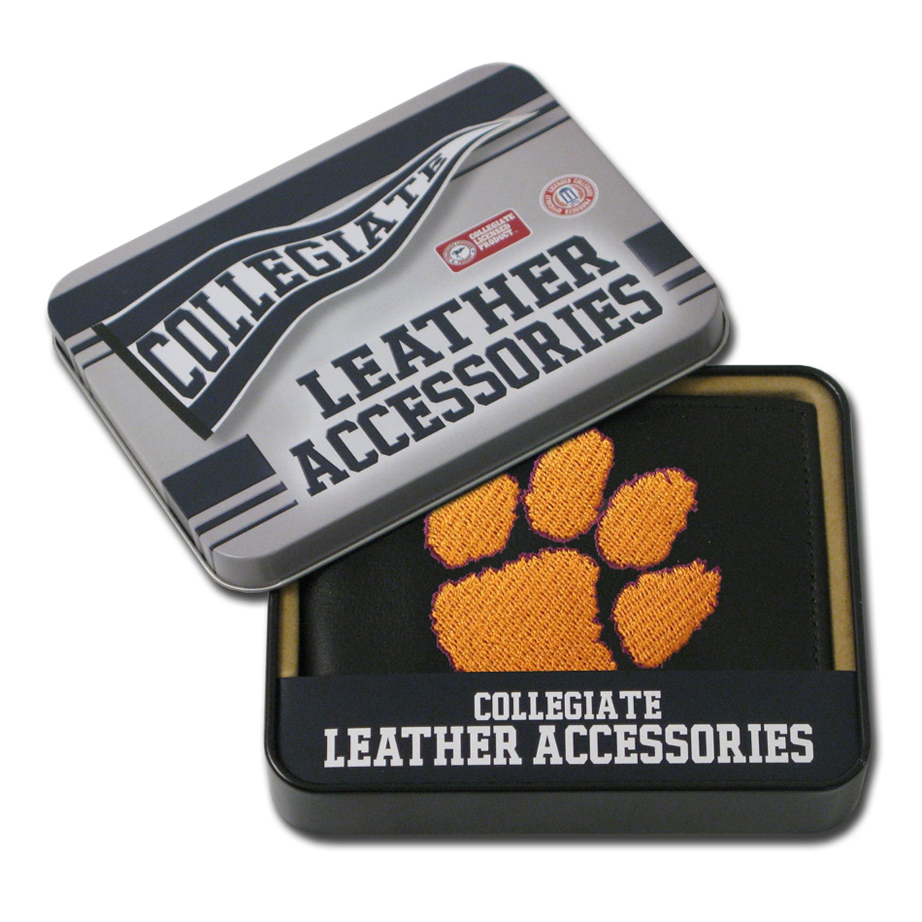 Rico Clemson Tigers Men's Black Leather Bi-fold Wallet at Kmart.com