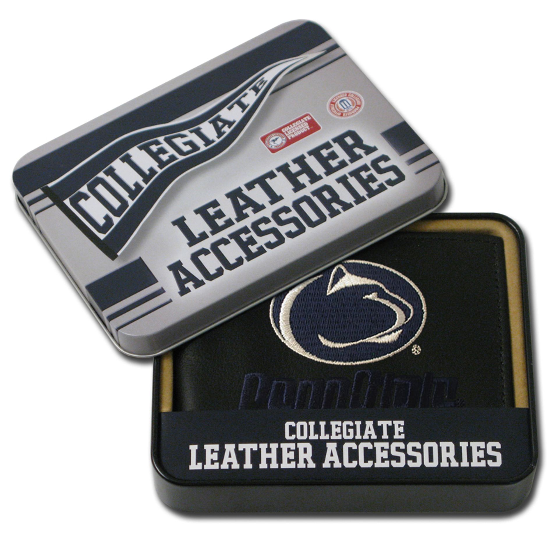 Rico Penn State Nittany Lions Men's Black Leather Bi-fold Wallet at Kmart.com