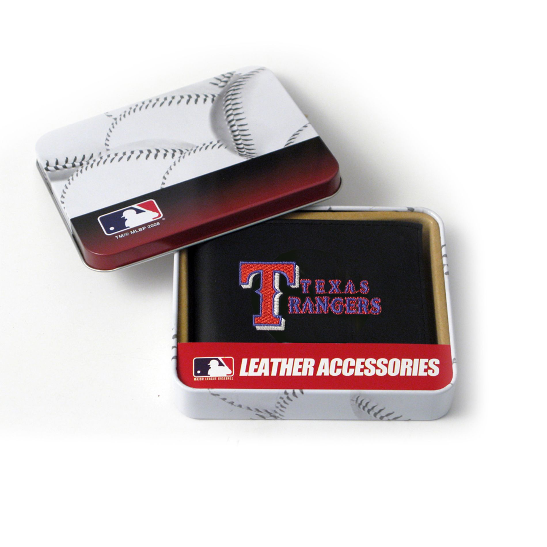 Rico Texas Rangers Men's Black Leather Bi-fold Wallet at Kmart.com
