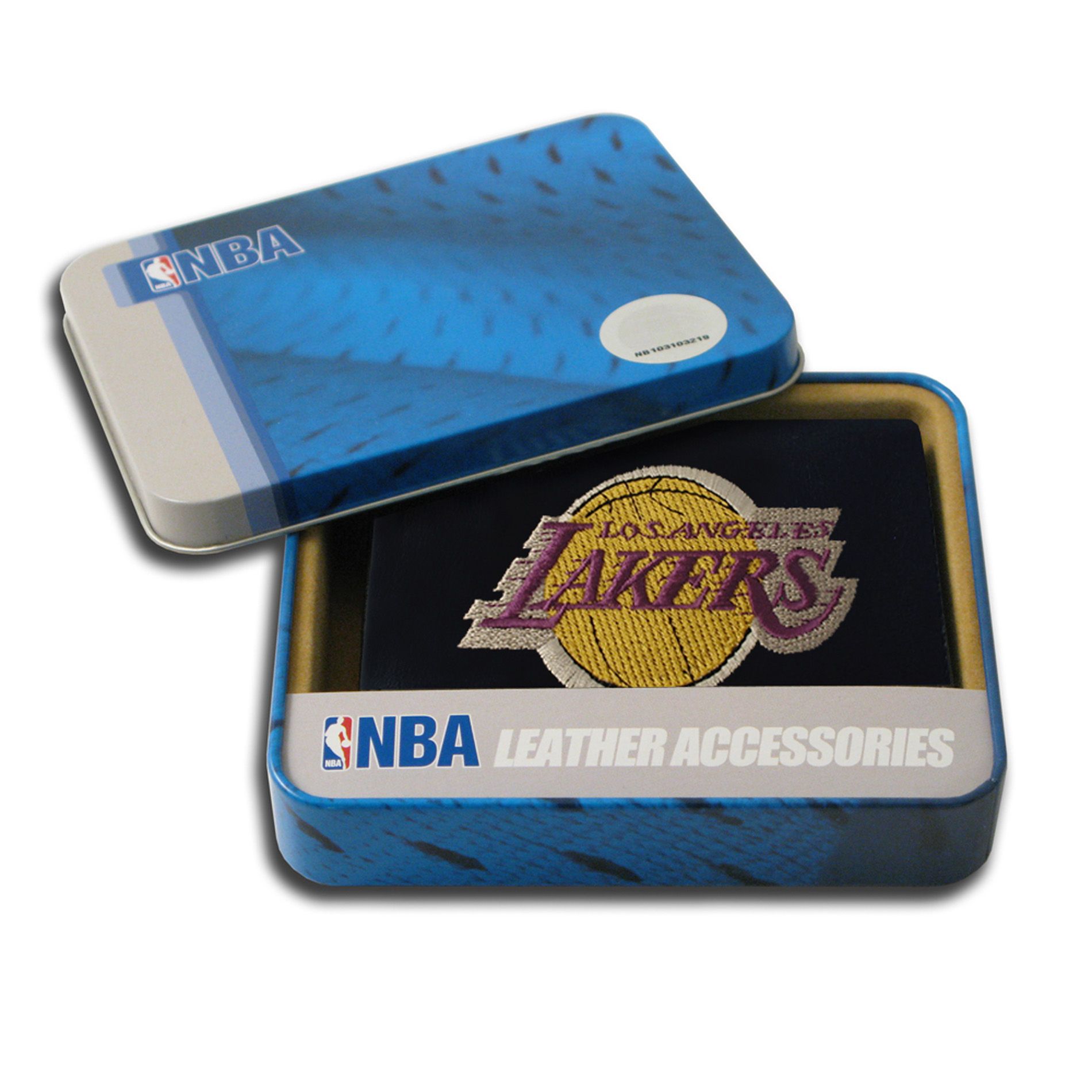 Rico Los Angeles Lakers Men's Black Leather Tri-fold Wallet at Kmart.com