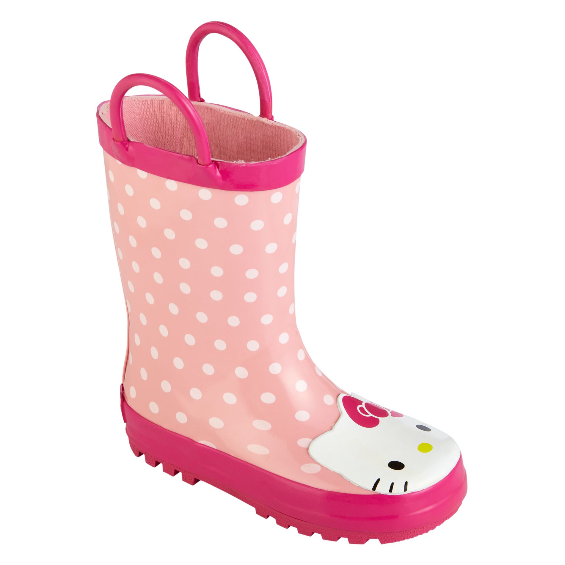 Western Chief Toddler Girl's Hello Kitty Polka Dot Rain Boot - Pink at Sears.com