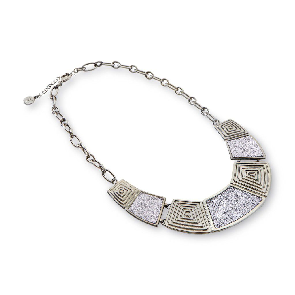 Kardashian Kollection Glitter Collar Necklace - Faux Hematite at Sears.com