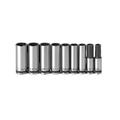 9PC UNIVERSAL SOCKET ACCESSORY SET 3/8IN DR DEEP MM