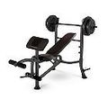 Standard Weight Bench with 80 LB Weight Set