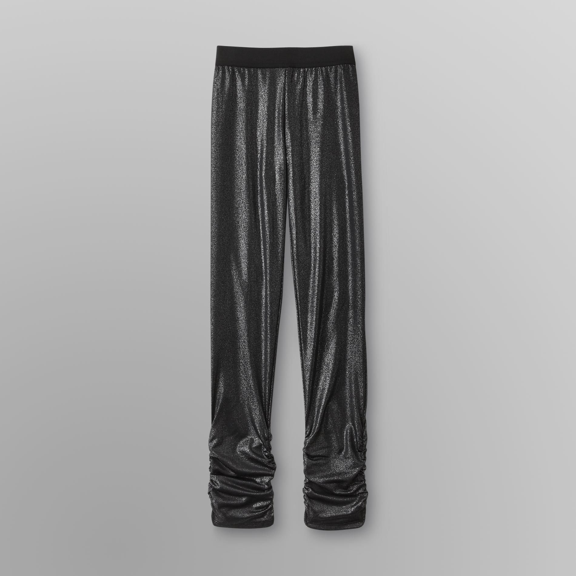 Make Your Mark Girl's Metallic Ruched Ankle Leggings at Sears.com