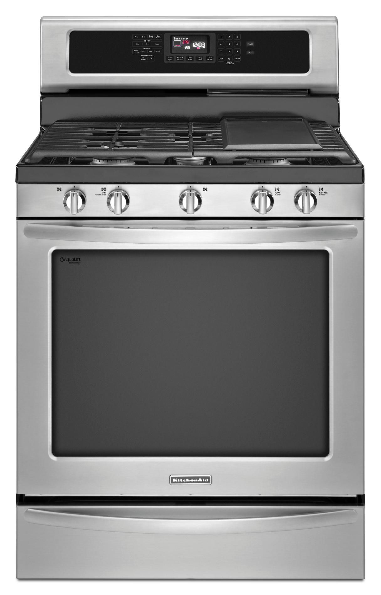 Kitchenaid 5.8 Cu. Ft. Freestanding Gas Range W/ Warming Drawer