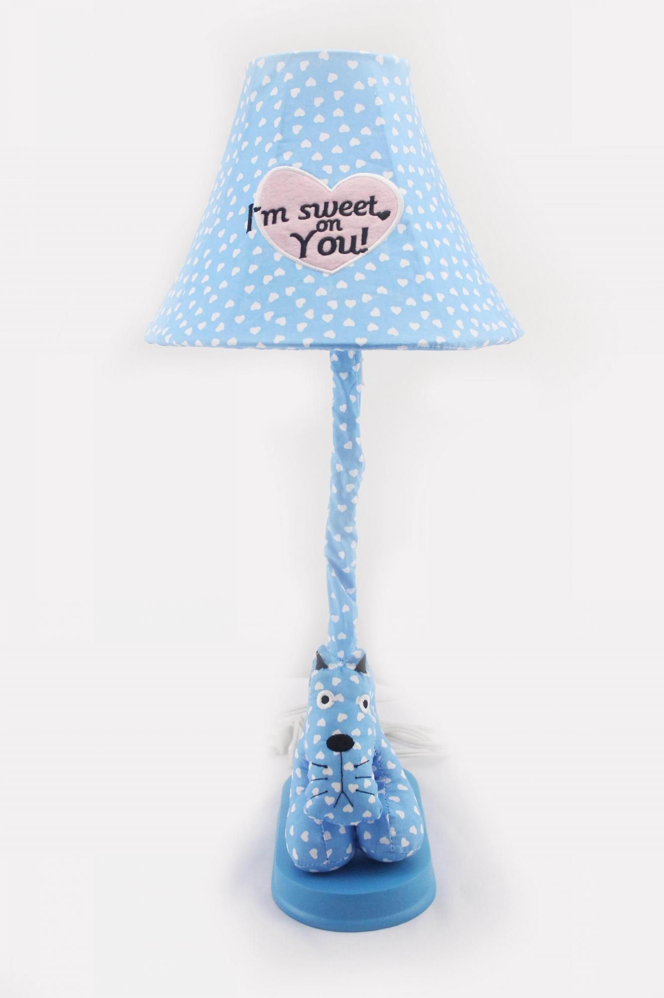Blue Cat Tail Lamp