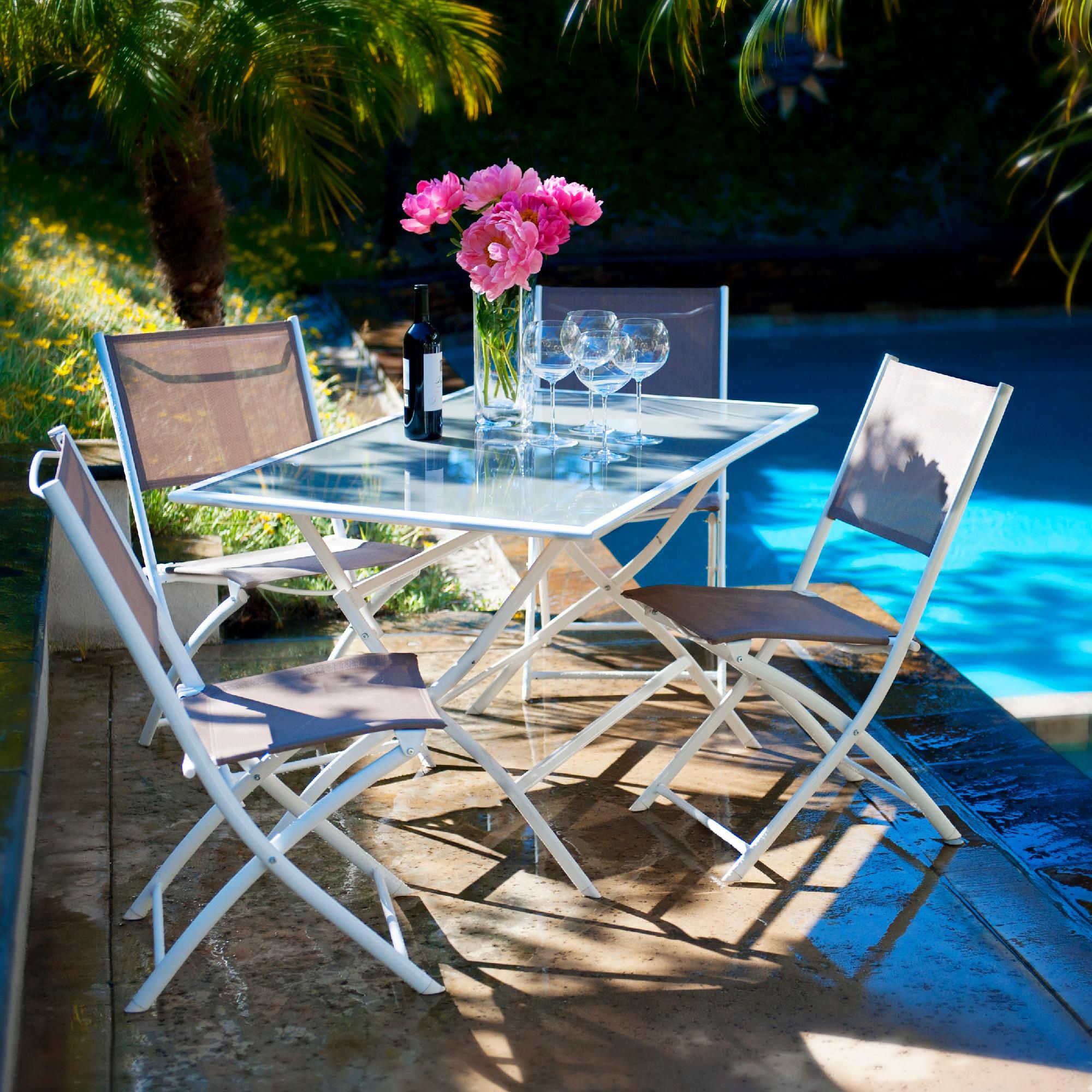 RST Outdoor Miami 5-Piece Folding Dining Set at Kmart.com