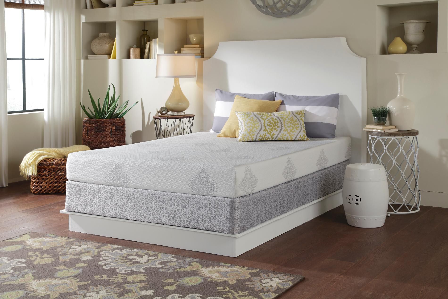 Sealy Comfort Series Ocean Pointe Gel Memory Foam Queen Mattress Home Mattresses