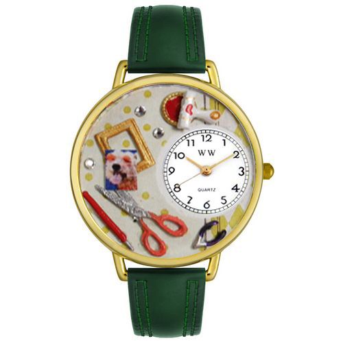 Scrapbook Red Leather And Goldtone Watch #G0410008