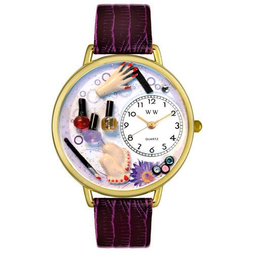 Nail Tech Watch in Gold (Large)