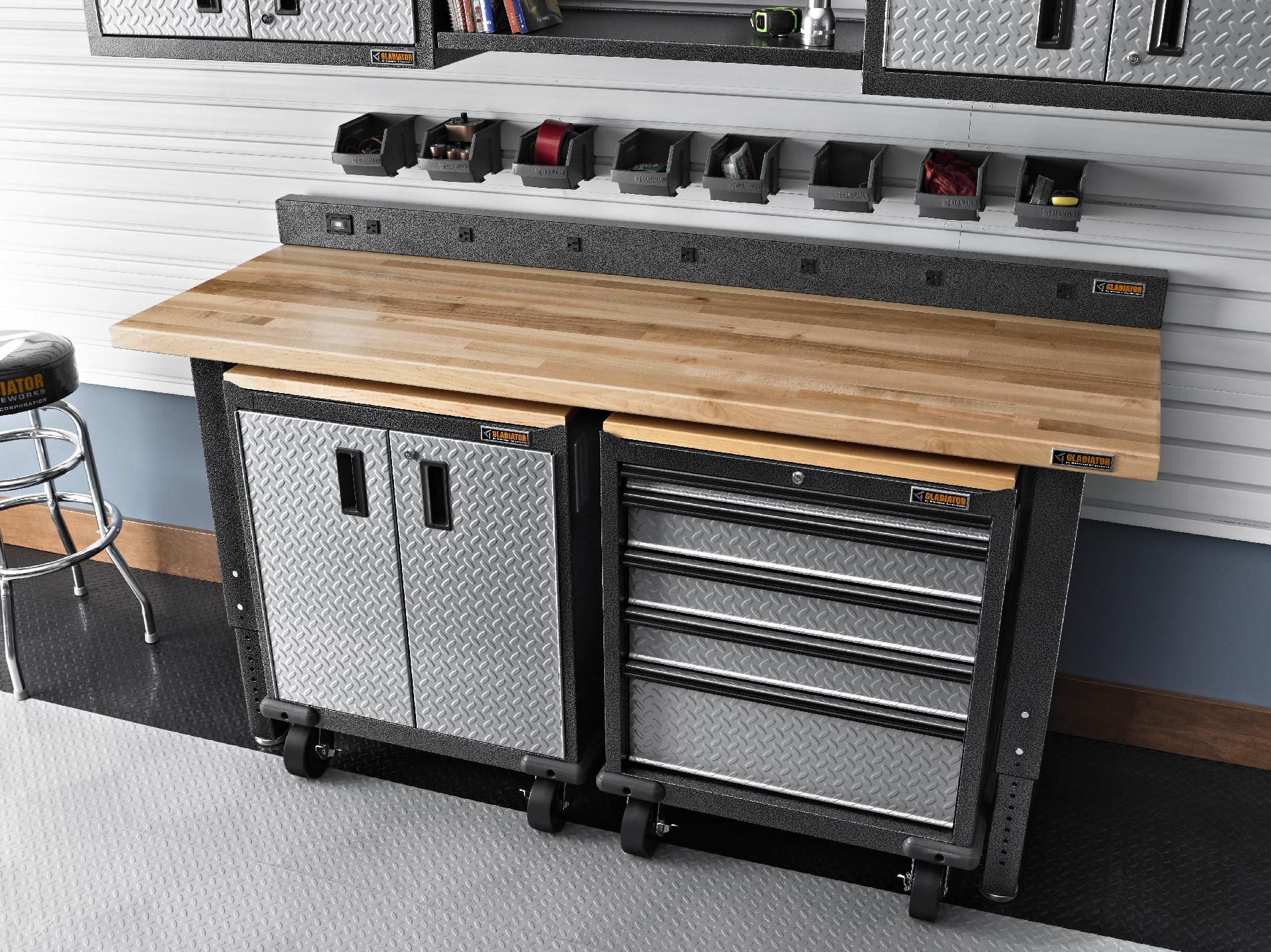 Adjustable Height 6' Maple Workbench: Workbench for Any ...