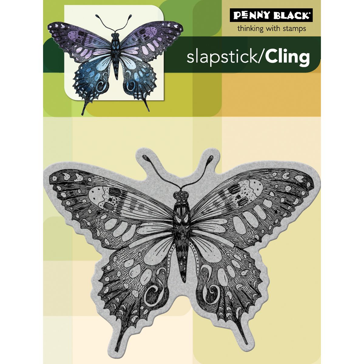 Penny Black Cling Rubber Stamp 4"X5-1/4"-Soft Wing at Kmart.com