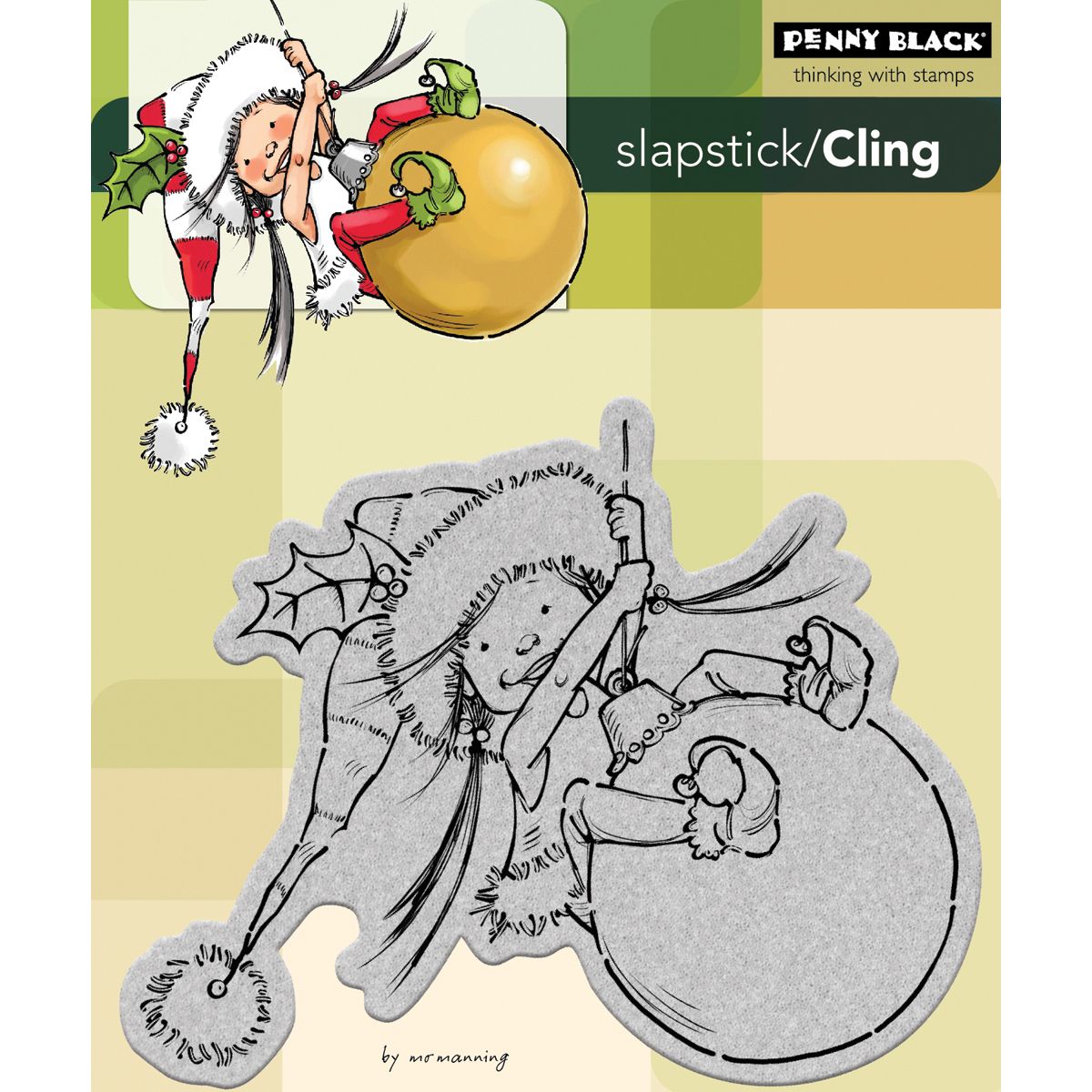 Penny Black Cling Rubber Stamp 5"X5-7/8"-Little Elf Mim at Kmart.com