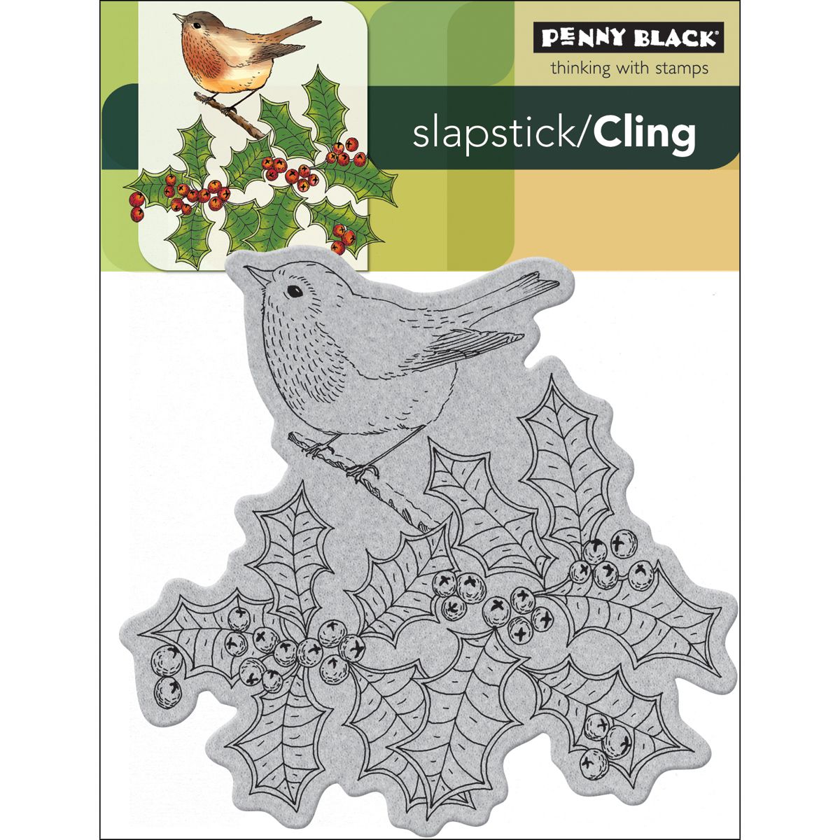 Penny Black Cling Rubber Stamp 4"X5.25"-Nature's Best at Kmart.com