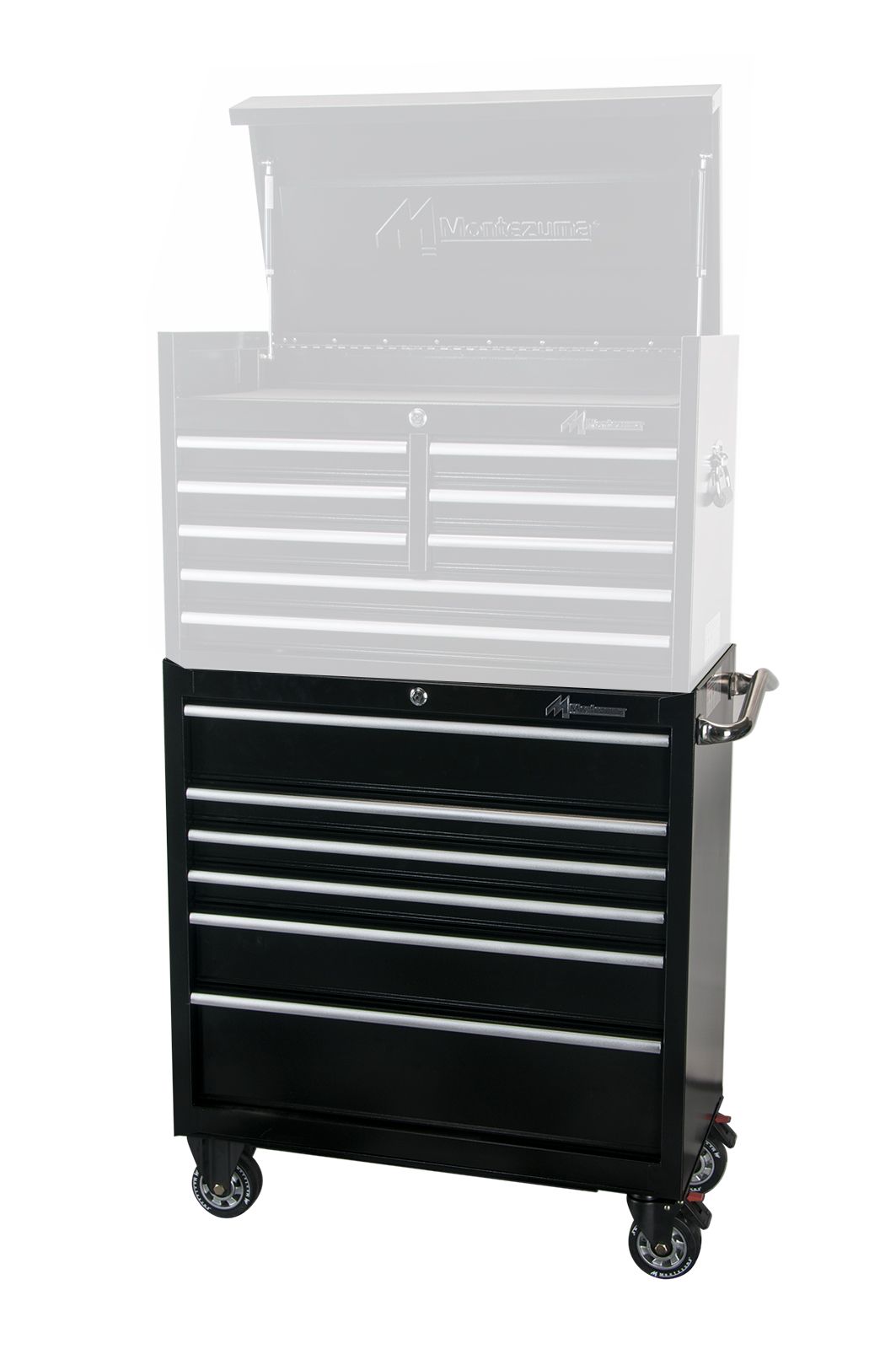 Montezuma 36 6-Drawer Roller Cabinet Toolbox (black)
