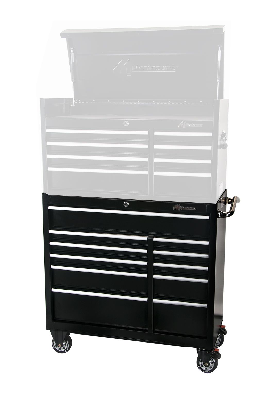 Montezuma 41 11-Drawer Roller Cabinet Toolbox (black)