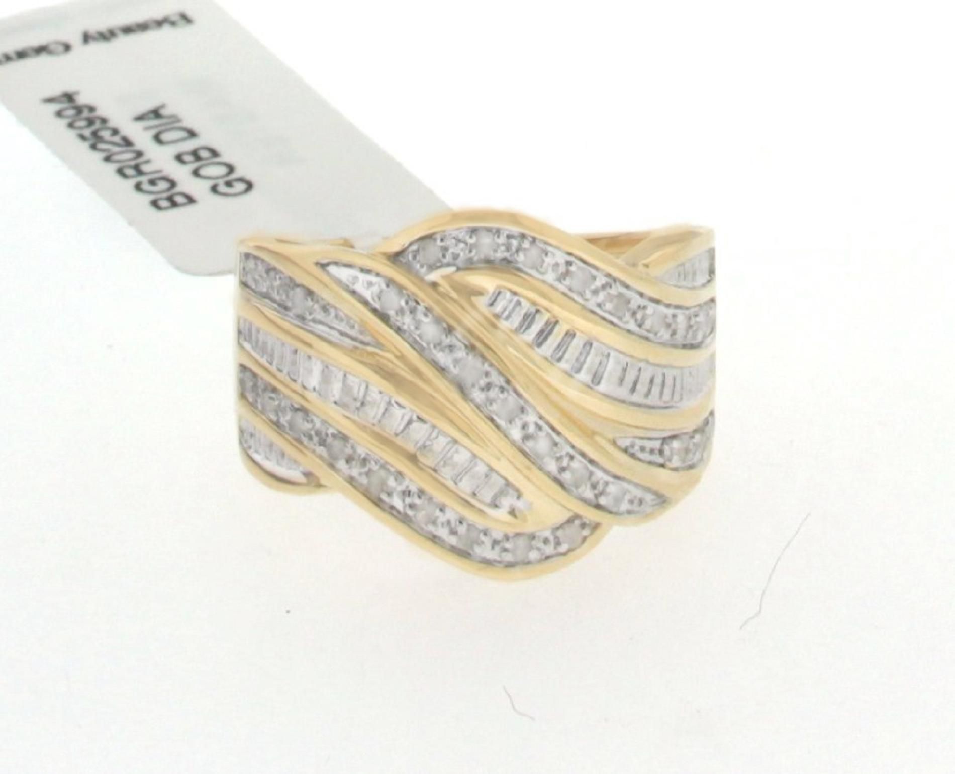 Gold Over Brass 0.25cttw Band Ring at Kmart.com