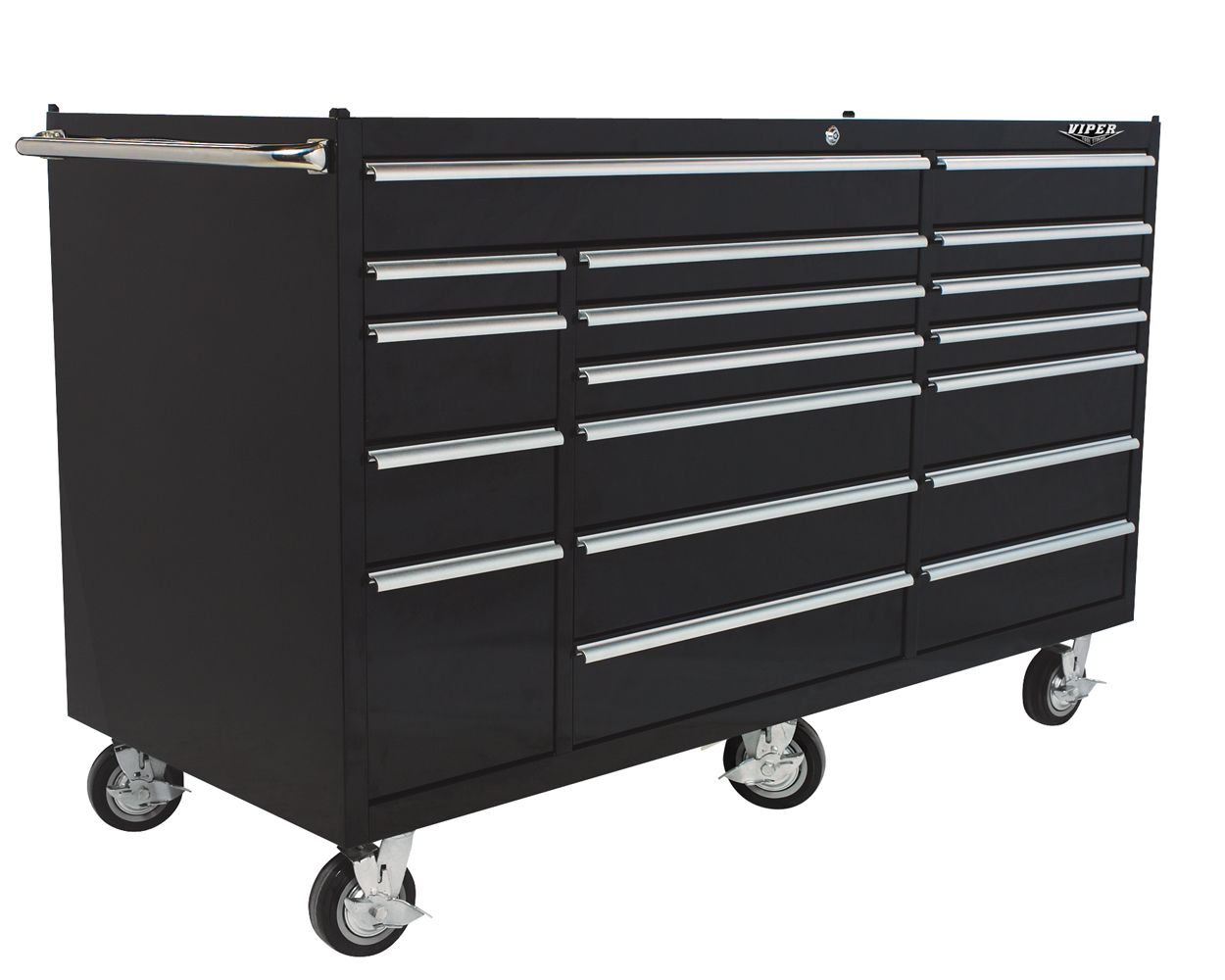 Viper Tool Storage 72 18 Drawer PRO Series 16G Steel Rolling Cabinet