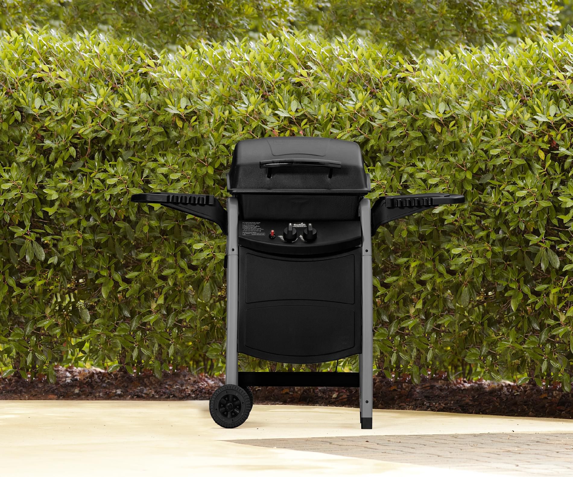 BBQ Pro 2 Burner Gas Grill Black