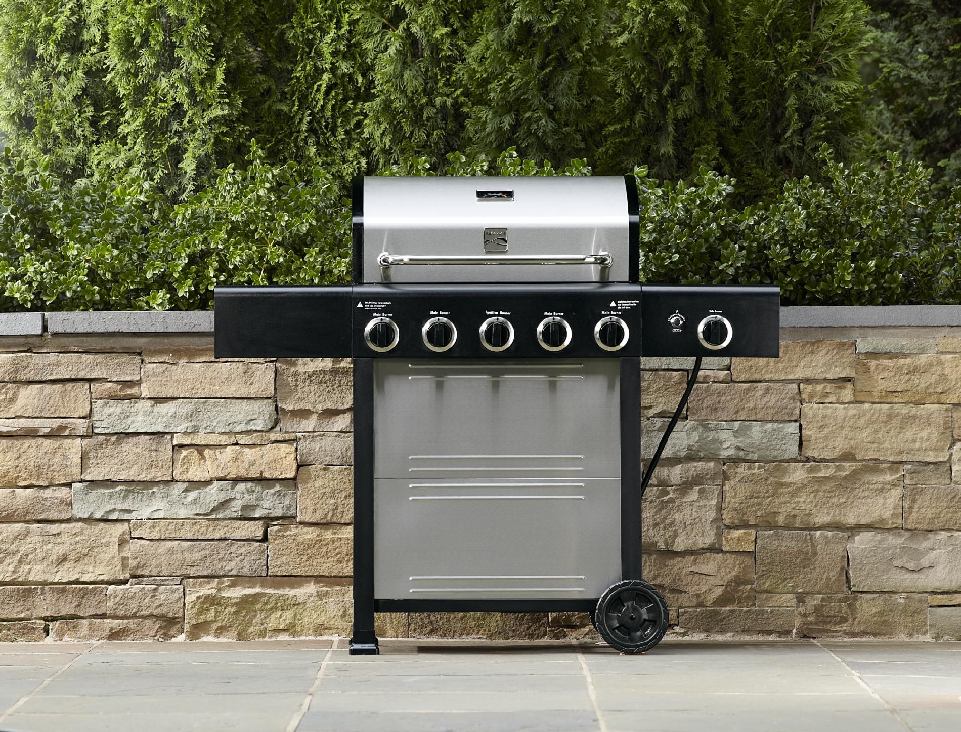 Kenmore - PG-40505SOL - 5 Burner LP Gas Grill with Side ...