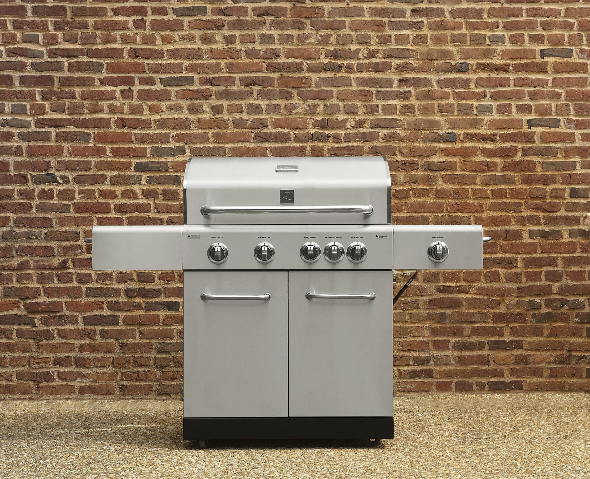 Kenmore 4 Burner LP Gas Grill with Rotisserie and Side Burners