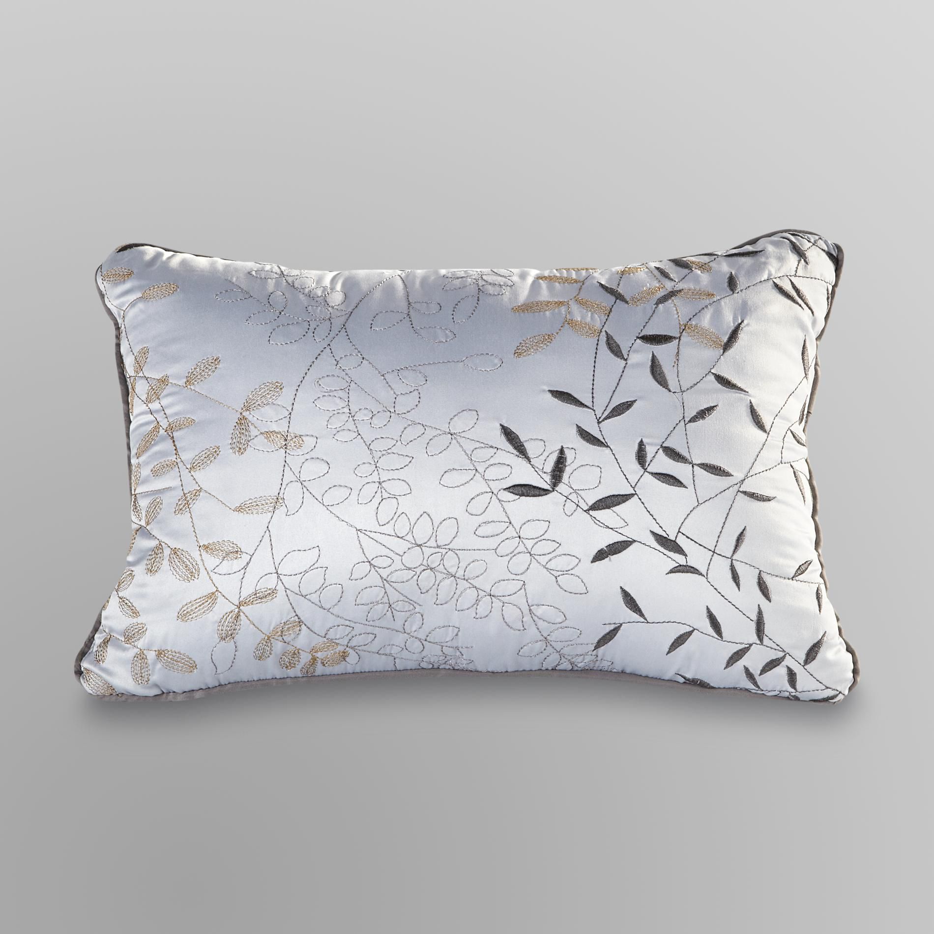 Ty Pennington Style Sea Oats Throw Pillow - Leaf Embroidery at Sears.com