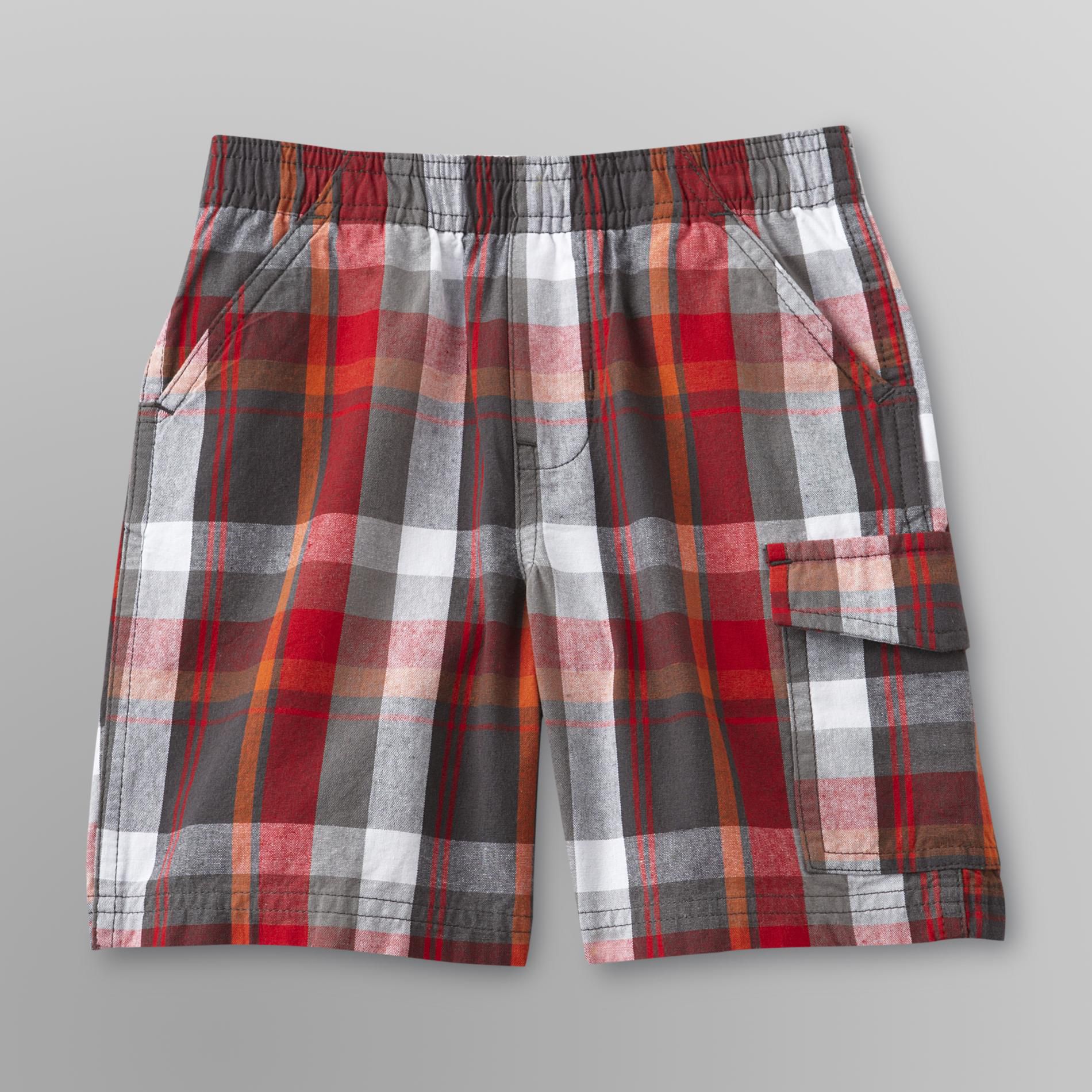 Toughskins Infant & Toddler Boy's Cargo Shorts - Plaid at Sears.com