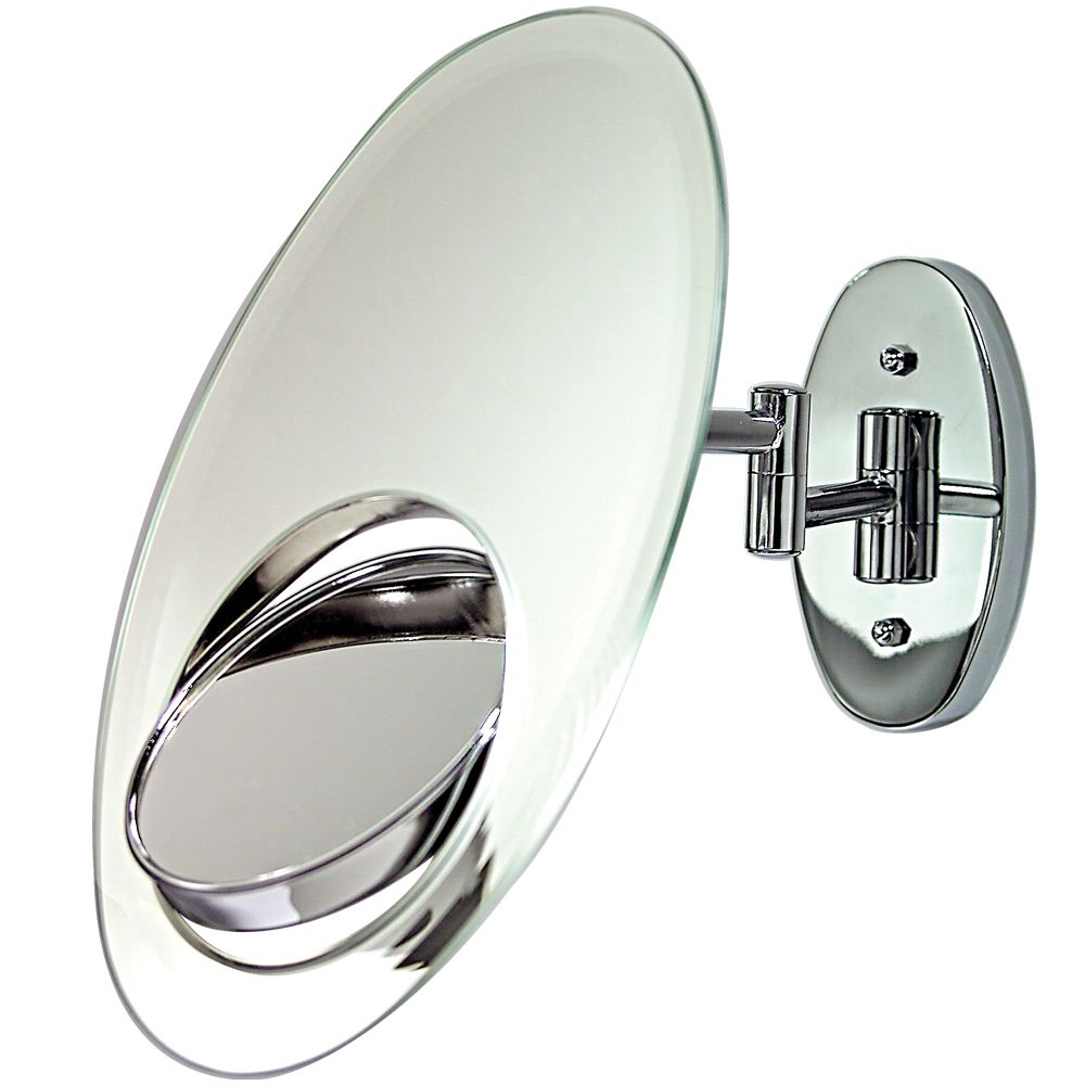 Zadro Tri-optics non-lighted wall mount 1X, 5X & 7X magnification at mygofer.com