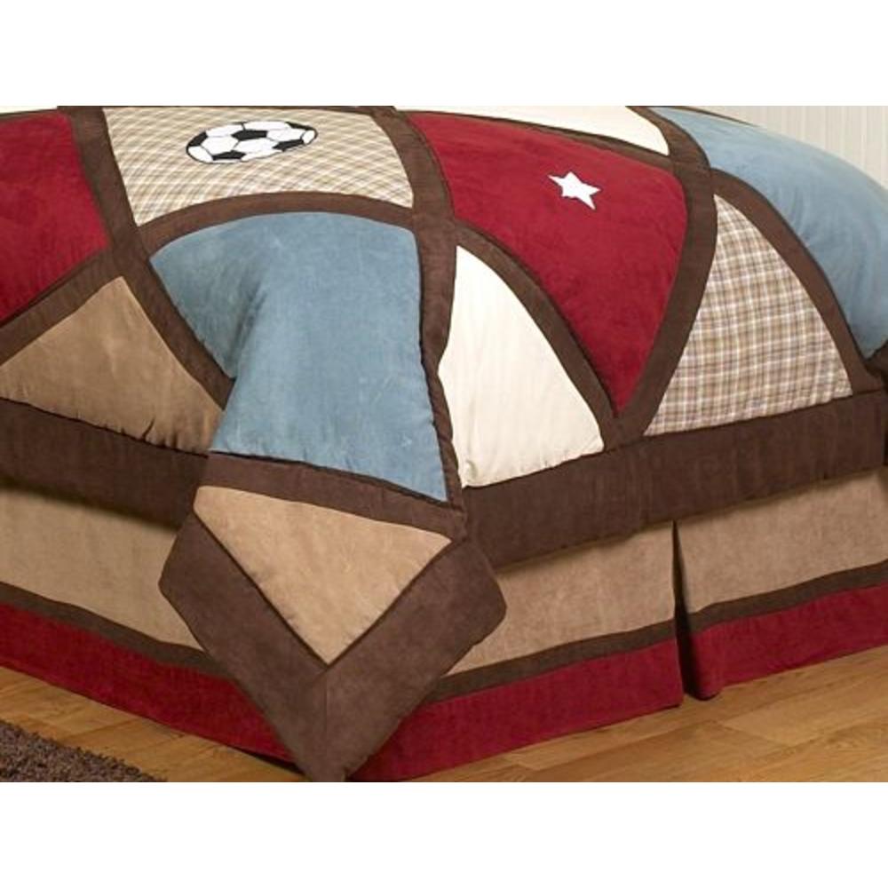 Sweet Jojo Designs All Star Sports Collection Queen Bed Skirt