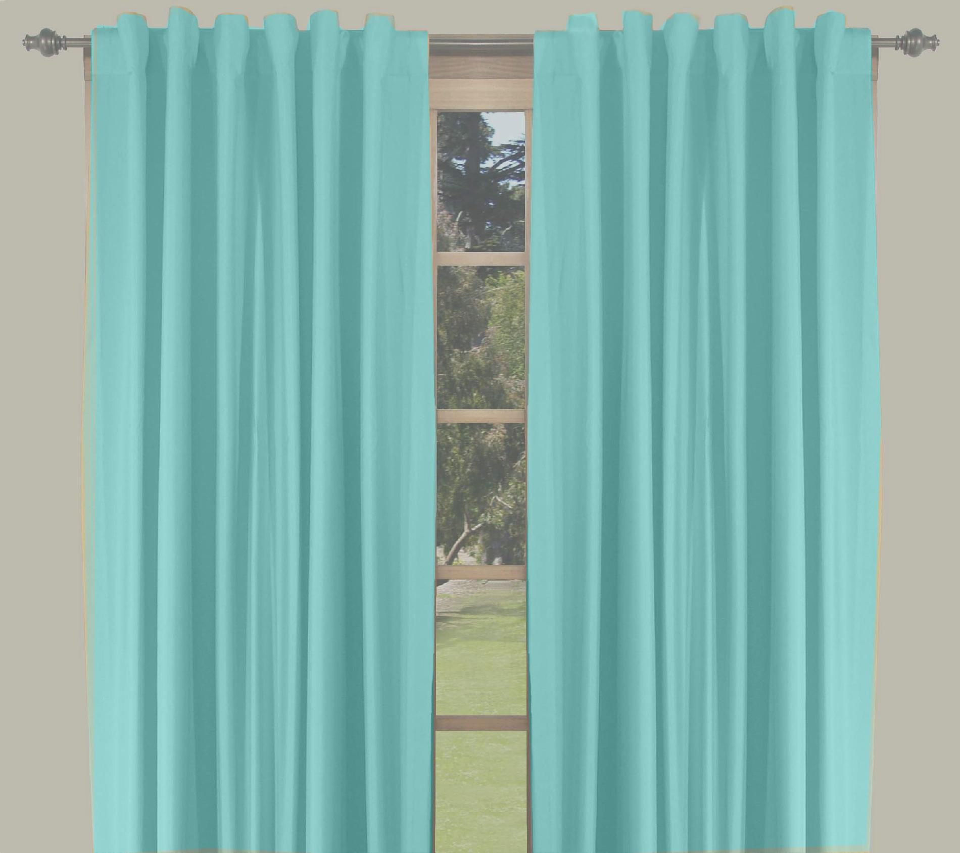 Elegance Insulated Thermal foam-backed DOUBLE-WIDE curtain panel with rod pocket and back tabs