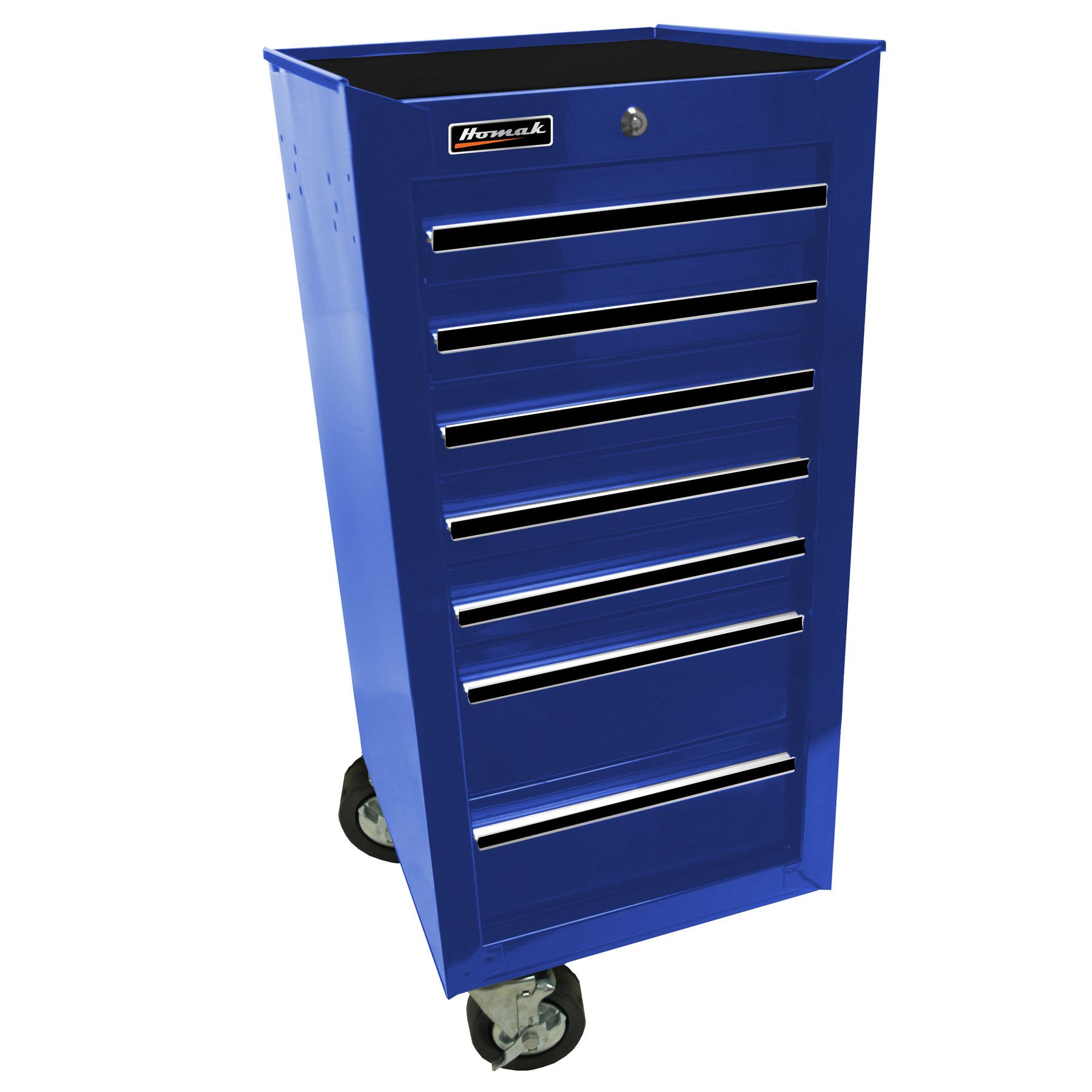 Homak 41 in Side Add-On with 7 Drawers - Blue